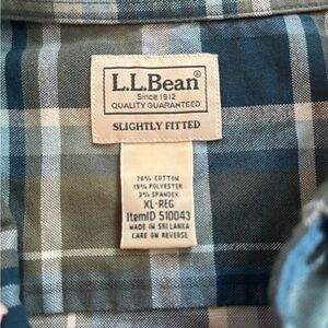 Llbean men’s flannel XL